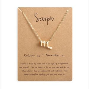 Scorpio Pendant Necklace
